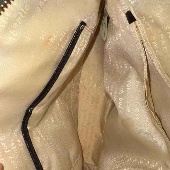 Kate Spade Pink and Yellow Striped Satchel - Picture 5 of 6